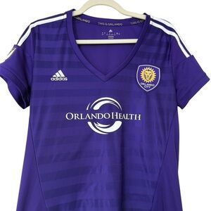 Adidas Women’s Purple Orlando City MLS Soccer Jersey